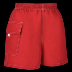 Red Waterproof Shorts